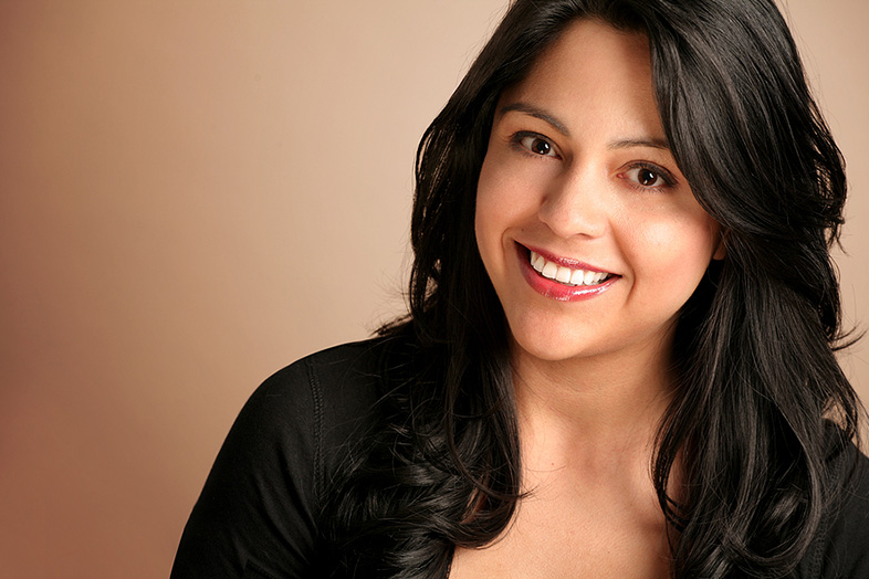 Smiling Woman With Clean Teeth